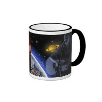 Above the Sky Collage Mug mugs