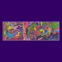 "Above the Storm" Abstract Art Bookmark business cards by RLMdesignes "Above the Storm" Abstract Art Bookmark business cards