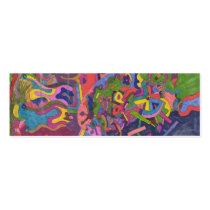 "Above the Storm" Abstract Art Bookmark Business Card Templates