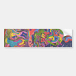 "Above the Storm" Abstract Art Bumper Sticker
