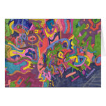 "Above the storm" Abstract Art Card