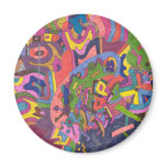 Above the Storm, original abstract art Refrigerator Magnet