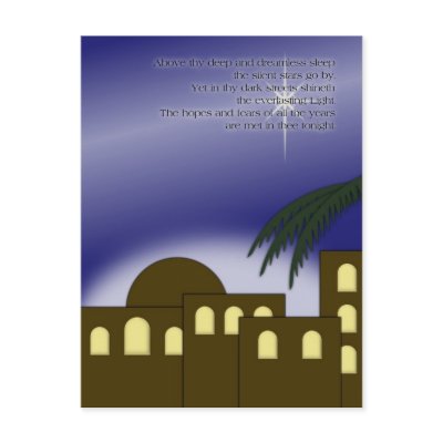 "Above thy deep..." Postcard by impressus