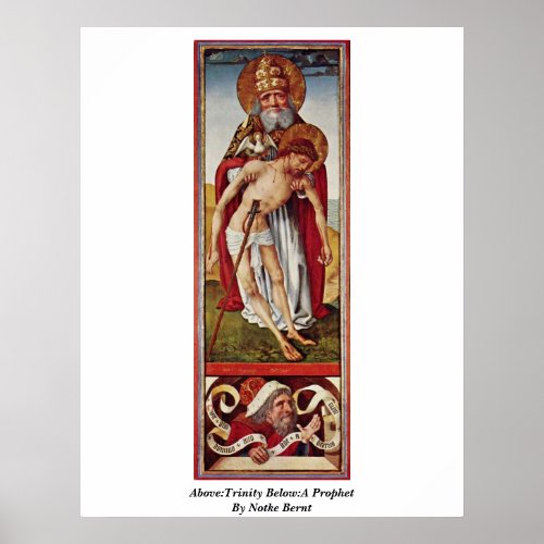 Above:Trinity Below:A Prophet By Notke Bernt Print