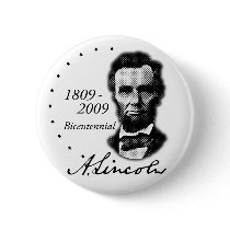 Abraham (Abe) Lincoln Bicentennial buttons by spacedust Abraham (Abe) Lincoln Bicentennial buttons