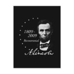 Abraham (Abe) Lincoln Bicentennial Postcard