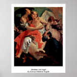 Abraham And Angel By Giovanni Battista Tiepolo Poster