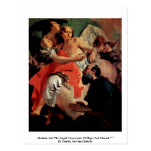 Abraham And The Angels Post Cards