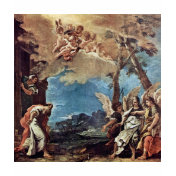 Abraham And The Three Angels,  By Ricci Sebastiano