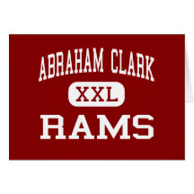 Abraham Clark - Rams - High - Roselle New Jersey Card