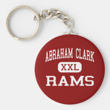 Abraham Clark - Rams - High - Roselle New Jersey Key Chains