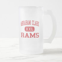 Abraham Clark - Rams - High - Roselle New Jersey Mugs