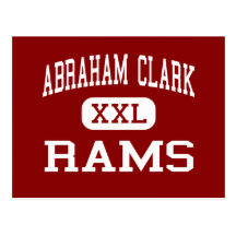 Abraham Clark - Rams - High - Roselle New Jersey Post Cards