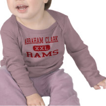 Abraham Clark - Rams - High - Roselle New Jersey Tshirts