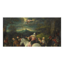 Abraham Departs Out of Haran by Francesco Bassano Picture Card