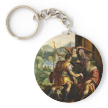 Abraham Dismisses his Son Ishmael by Jan Soens Key Chains
