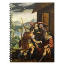 Abraham Dismisses his Son Ishmael by Jan Soens Spiral Note Books