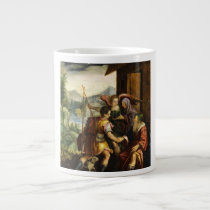 Abraham Dismisses his Son Ishmael by Jan Soens Jumbo Mug