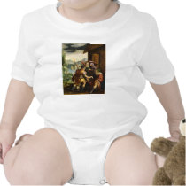 Abraham Dismisses his Son Ishmael by Jan Soens Baby Bodysuits