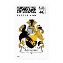 Abraham Family Crest Stamp