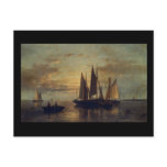 Abraham Hulk Snr Crossing The Harbor Post Card