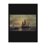 Abraham Hulk Snr Crossing The Harbor Post Card