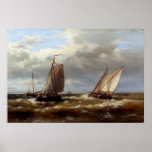 Abraham Hulk Snr In Choppy Waters Poster