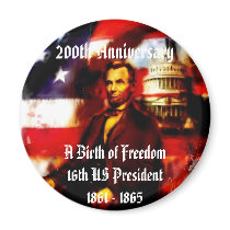 Abraham Lincoln 200th Anniversary Commemorative magnets