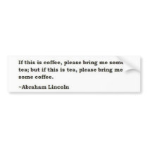 Abraham Lincoln 5 Bumper Stickers