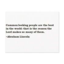 Abraham Lincoln 6 postcards