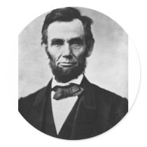 Abraham Lincoln 8 Round Sticker