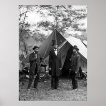 Abraham Lincoln Allan Pinkerton John A. McClernand Print