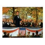 Abraham Lincoln and Stephen A Douglas Postcard Abraham Lincoln and Stephen A Douglas Postcard
