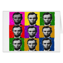 Abraham Lincoln Art Gifts---Unique 9 Photos Cards