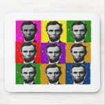 Abraham Lincoln Art Gifts---Unique 9 Photos Mouse Mats