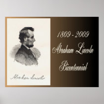 Abraham Lincoln Bicentennial  Commemorati 40"x30" Print