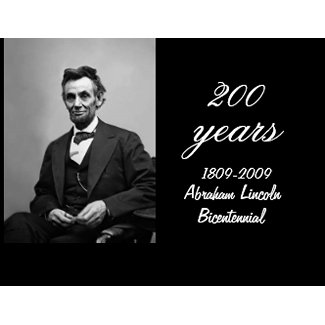 Abraham Lincoln Bicentennial Commemorative postcard