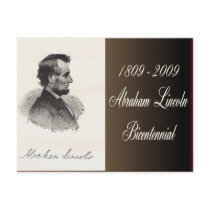 Abraham Lincoln Bicentennial Commemorative postcards