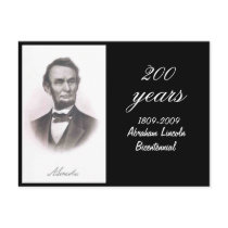 Abraham Lincoln Bicentennial Commemorative postcards