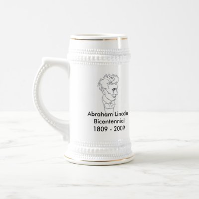 Abraham Lincoln Bicentennial Stein Coffee Mugs by stephenfrakes