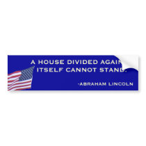 Abraham Lincoln Bumper Sticker
