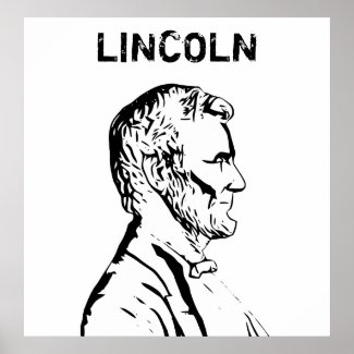 Abraham Lincoln Bust print