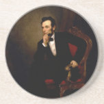 Abraham Lincoln by George Peter Alexander Healy Beverage Coasters