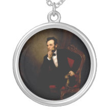 Abraham Lincoln by George Peter Alexander Healy Necklace
