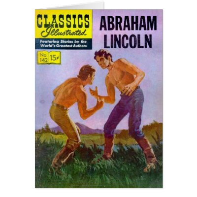 Abraham Lincoln Card by Blahzeedee