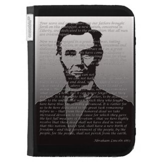 Abraham Lincoln Gettysburg Address Kindle Case