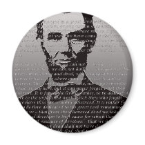Abraham Lincoln Gettysburg Address Refrigerator Magnet