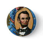 Abraham Lincoln Giving Gettysburg Address Button