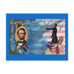 Abraham Lincoln Giving Gettysburg Address Post Card