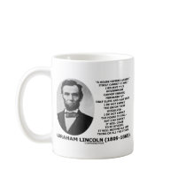 Abraham Lincoln House Divided Cannot Stand Quote Mugs